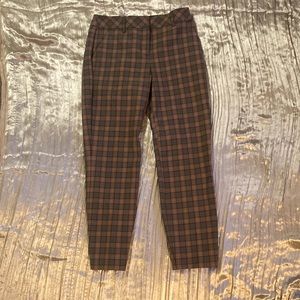 Express columnist ankle plaid trousers. Perfect for petite !